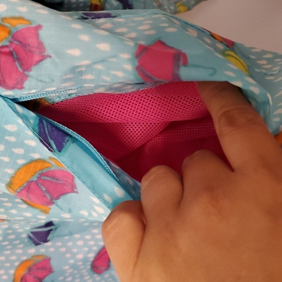 L.L Bean girls Rainjacket sz 10 - Picture 4 of 14